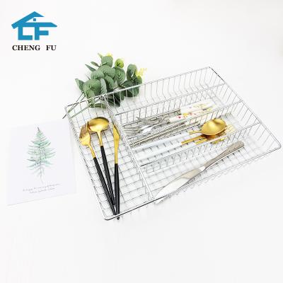 China Viable Hot Selling Factory Wholesale Price Metal Utensil Cutlery Chopstick Organizer Holder for sale