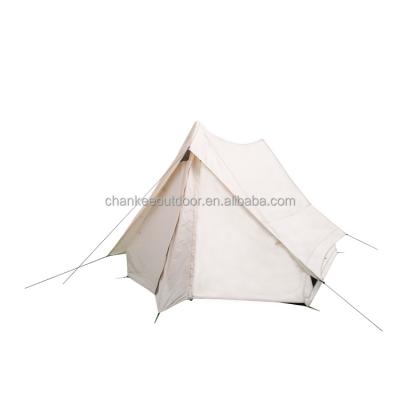 China Extended Type Amazon Tent 4m 5m Bell Canvas Camping Tent For Outdoor Camp for sale