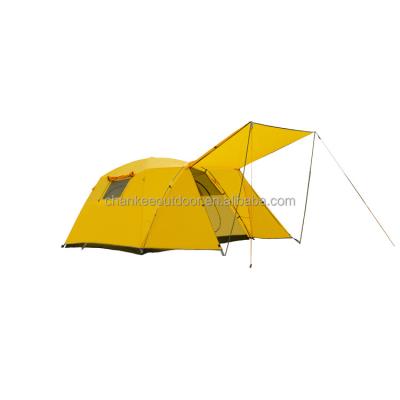 China Extended Type 4 Person Camping Tent Easy Set Up Tent Family Mountain Tent for sale