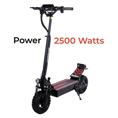 China Unisex 48V 2500W fast speed 50-60km/h 11 inch off road electric Scooter off-road Tyre Electric scooter for adult for sale