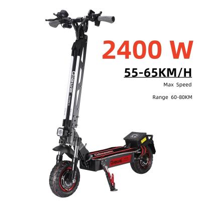 China Unisex Popular High Quality Motor Double Wheels 2400w Fast Speed ​​70-80km/h Power 52v Adult Electric Scooter for sale