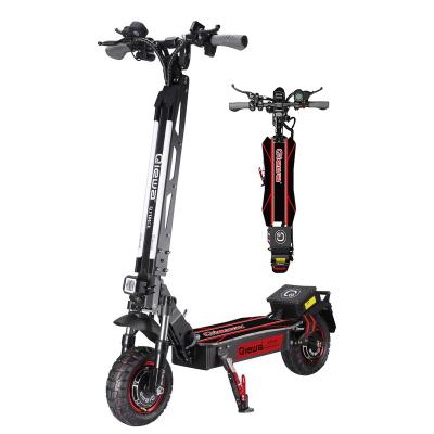 China Unisex Adult 52V 2400W Dual Motor 55-65km/h 11 Inch Off Road US UK Electric Scooter e Scooter With Seat For Adult for sale