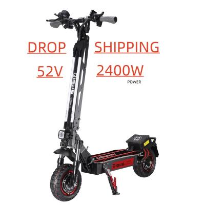 China 2400W Motorcycles 55-65KM/H Dual Motor 2Wheel Unisex Kick Scooters Fast Electric Motorcycle Adults E Scooter for sale