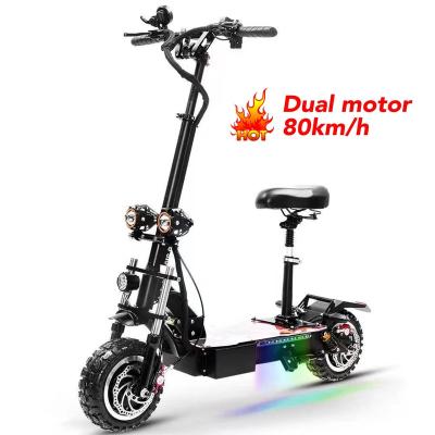 China Unisex E scooter 11inch big wheels off road High Speed powerful adult fast 5600w Wholesalers long range 5600w electric scooter for sale