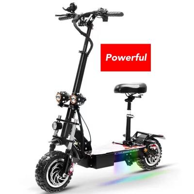 China china 85KM offroad speed unisex double motor folding off road 35ah electric motor sale 5600w two wheels double scooter from china for sale