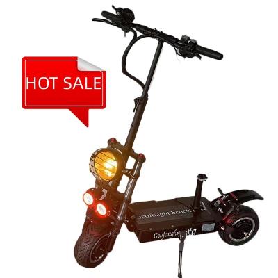 China Geofought unisex 15000W motor dual 72V 30AH offroad 11 inch strong motor electric scooters for adult for sale