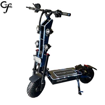 China Top Powerful Electric Scooter 14 Inch 72V 8000w Unisex Fast Dual Motor Shenzhen VicSound Solid Tire Electric Scooter for sale