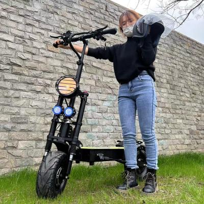 China 13 inch unisex on range adult 72V 8000w motor sale 5600w scooter electric scooters 30ah battery along road big electric double from china for sale