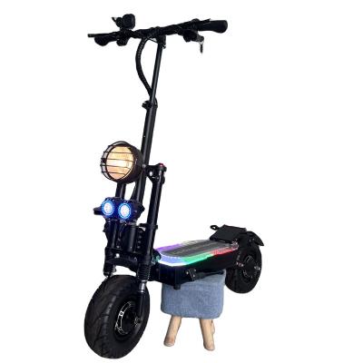 China 72V 8000w unisex e scooter fast speed 120km/h customized brand new design 6000w dual hub motor big battery 72V 30ah electric scooter for sale