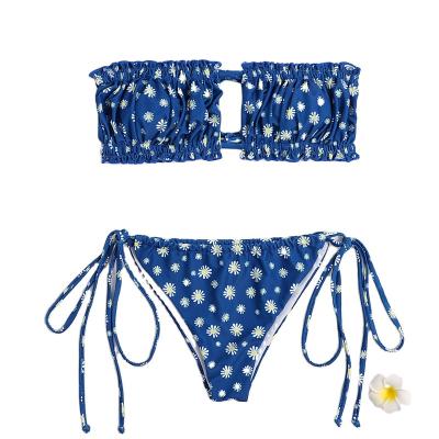 China Wholesale Cheap Summer Antibacterial Off The Shoulder Swimwear Straps Exotic Swimwear Bikinis for sale