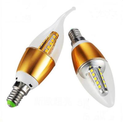 China Warehouse 520 LM Tailed E 27 E 14 Mini C 37 LED Candle Light Led Bulbs Decorative Lamp for sale