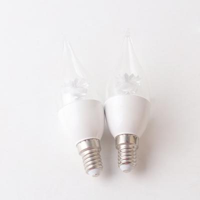 China Aluminum Alloy Rohs CE E14 LED Candle Light Ribbon Bulb for sale