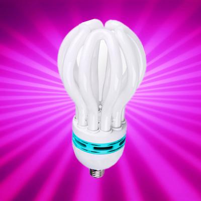 China Lotus Energy Saving Lamp 85 Watt Beautiful Flower CFL Bulb Fluorescent Light Lotus Shape for sale