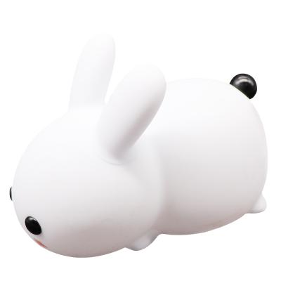 China Residential Children's Bedroom LED Night Light Cute Rabbit Shaped Rechargeable LED Night Light For Home Use for sale