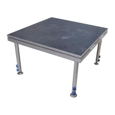 China Events Durable Adjustable Single Aluminum 4 Leg Stage Platform Event Rent Stage for sale