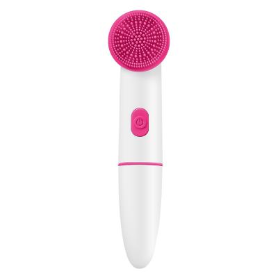 China Sonic Face Cleansing Washing Machine Anti-puffiness Mini Electric Silicone Facial Cleanser Portable Waterproof Brush for sale