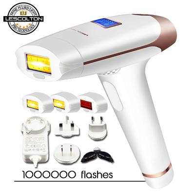 China Original Household Lescolton 3in1 Electric Depilador IPL Hair Removal LCD Display Machine Permanent Bikini One Laser Trimmer Laser for sale