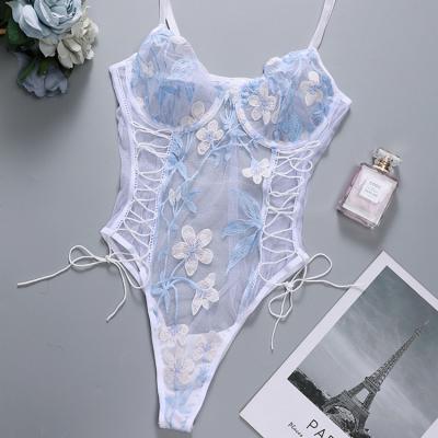 China K2027 Sexy Lingerie Women Mesh Transparent Lingerie Lace White Antibacterial Lingerie Fashion New for sale