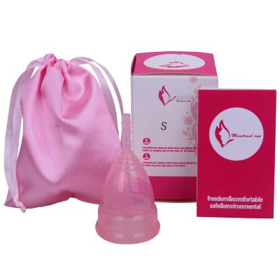 China New Girls Period Cup Cervix Menstrual Cup Eco-friendly Reusable Healthy Medical Silicone Menstrual Cup Low Menstrual Cup for sale