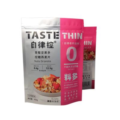 China Property Custom Barrier Voucher Ziplock Bag Aluminum Foil Package Bag Flat Self Seal Zipper Reseal Stand Up Runtz Edibles Pouch Bags for sale