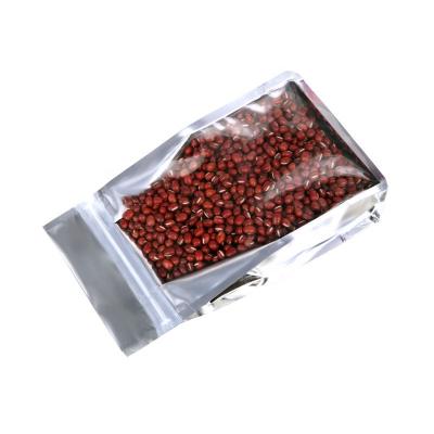 China Good Barrier Property 100 Mylar New Shiny Metallic Foil Zip Lock Sealable Open Top Bags for sale