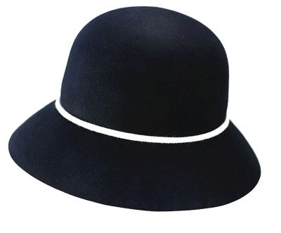 China High Quality Picture Fashion Customized Wool Felt Fedora Hats Butterfly Hats For Women for sale