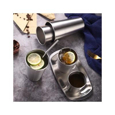 China Vintage 400ml Wholesale Price Hot Sales Good Quality Drink Tea And Water 304 Stainless Steel Cup for sale