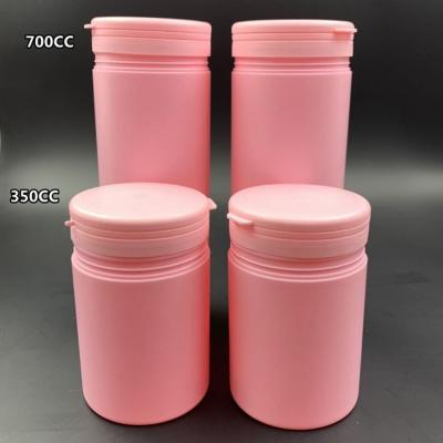 China Meidical Packaging 300ml 700ml Medical Products Capsule Powder Pill Packaging Food Containers Tear Off Cap HDPE Jar Empty Plastic Bottle for sale