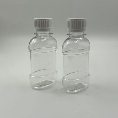 China Meidical Custom Transparent Empty 50ml PET Liquid Mouthwash Packaging Plastic Bottle For Mouthwash Packaging With Lid for sale