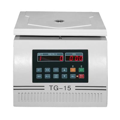 China High Speed ​​Table Top Centrifuge Machine Small Microcentrifuge TG-15 for sale