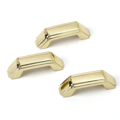 China Eco-friendly Lightweight Gold Bags Accessories Arch Bridge Handbag Hardware Metal Strap Buckle For Lady Bags Strap Connector for sale