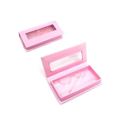 China Drawer Eyelash Packaging Box Recyclable Rectangular Eyelash Paper Wick Paper Sliding Empty Box For 5D Mink Eyelashes for sale