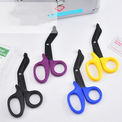 China EMT Medial Bandage Shears High Quality Mini Shears With Tip EMT Trauma Bandage Care Scissors for sale