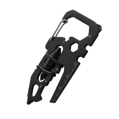 China Stainless Steel Muti-functional Multi Tool EDC Tool Universal Opener Bottle Pocket Tools 8-in-1 Multi-Tools Work Bottle Opener for sale