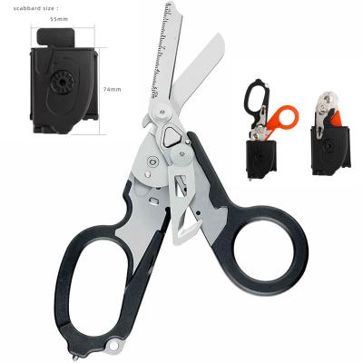 China Muti-functional 420 Stainless Steel 6 In 1 Tijeras Raptor Rescue Emergency Shears Scissors for sale