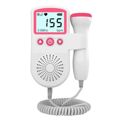 China Home Medical Devices Metal Doppler Heart Apparatus Heartbeat Baby Monitor Baby Fetal Heartbeat Monitor for sale