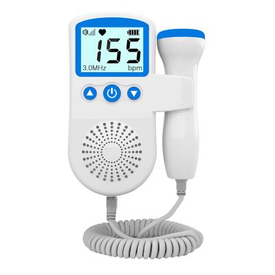 China Hot Sale Metal Heart Monitor Price Fetal Doppler Ultrasound Machine Cheap Handheld Fetal Monitor for sale