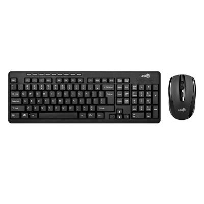 China Cheapest Classic Black Wireless 2.4G Waterproof Slim Keyboard Mouse Universal USB Receiver Combo Keyboard and Mouse Combo for PC for sale