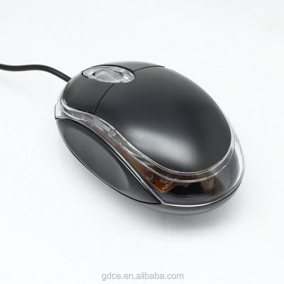 China Cheap Small Human Ergonomic Mini Mouse Optical 3D Mouse 1000DPI LED Light USB Mouse For Laptop Computer for sale