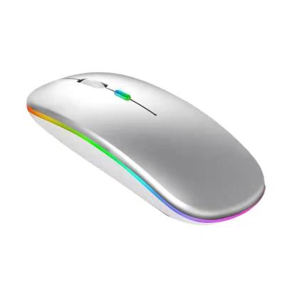 China Ergonomic 3D Dual Mode Rechargeable Wireless LED 5.0 ​​Notebook 2.4G Notebook Mute Wireless Mouse BT Gaming Mouse for sale