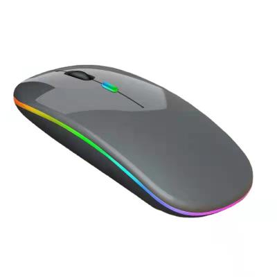 China Portable 3D 2.4G Double Model Backlight Optical Mouse BT 5.0 Rechargeable Wireless Mouse 1600DPI 3D Wireless LED Mouse For Laptop Computer for sale