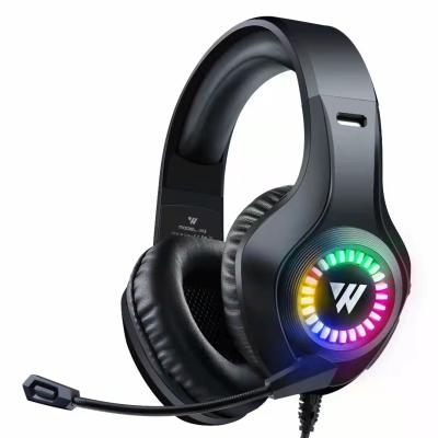 China Super Cool Headband RGB Light Gaming Headset 3D Surround - Headphone Sound Wired Noise Canceling Gamer Headset With MIC for sale