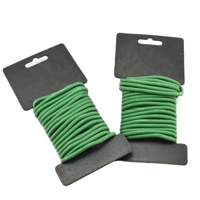 China Can easily & stronger fix plants & 2.5 X 10m Plastic Vine Tie For Garden Plant Soft Green Colored Soft PVC TPR Garden Twist Ties Plastic Cable Ties for sale