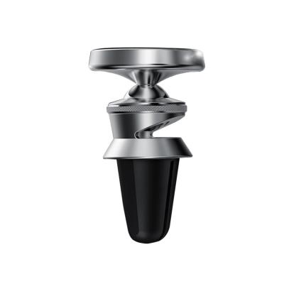 China Aluminum Alloy 360 Rotation Compact Magnetic Air Vent Car Mount Mobile Phone Holder For iPhone For Samsung for sale