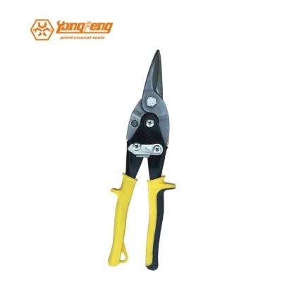 China Injection Handle High Quality Smooth Aviation Cut Straight Snips 10