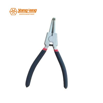 China Circlip Handle High Quality Soft Plunged External Angled Circlip Pliers 7 Inch for sale