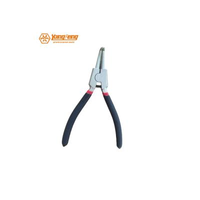 China High Quality Snap Ring Handle Soft Plunged External Angled Circlip Pliers 6 Inch for sale