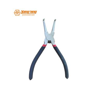 China Snap Ring Handle High Quality Soft Plunged Internal Angled Circlip Pliers 6 Inch for sale