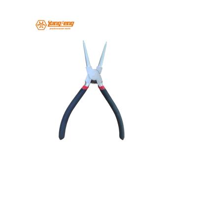 China Circlip Handle High Quality Soft Plunged Internal Straight Circlip Pliers 6 Inch for sale