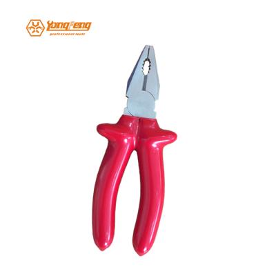 China HIGH QUALITY Soft Cut Dipped Handle Polished VDE Combination Pliers 8 Inch for sale